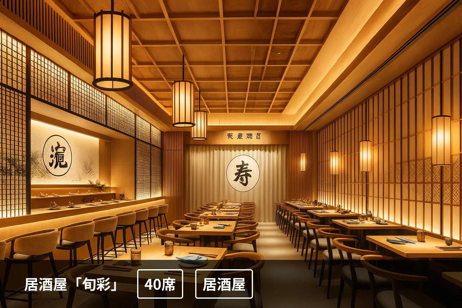 居酒屋「旬彩」40席